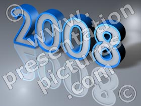 2008 year - powerpoint graphics