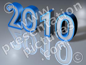 2010 year - powerpoint graphics