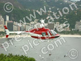 beach helicopter - powerpoint graphics