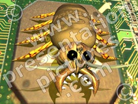 circuit bug - powerpoint graphics