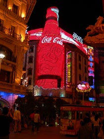 coca cola in China - powerpoint graphics