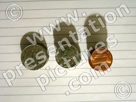 coins usa - powerpoint graphics