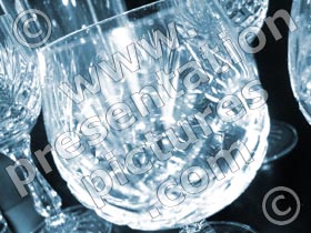 crystal glass - powerpoint graphics