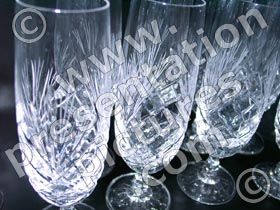 crystal glasses - powerpoint graphics