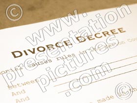 divorce decree - powerpoint graphics