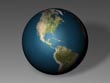 earth globe americas - powerpoint graphics