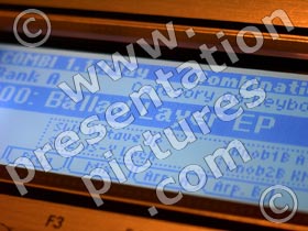 electronic keyboard - powerpoint graphics