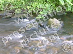 fast flowing stream - powerpoint graphics