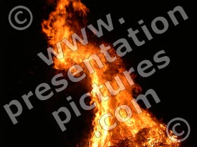 flames - powerpoint graphics