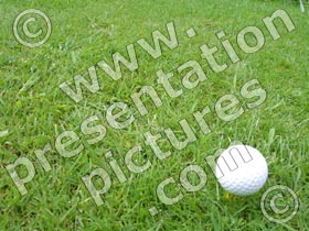 golf ball - powerpoint graphics