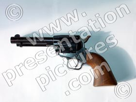 handgun - powerpoint graphics