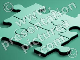 jigsaw puzzle - powerpoint graphics