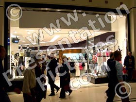 mall shop front - powerpoint graphics