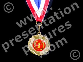 medal first place - powerpoint graphics