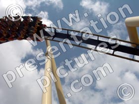 roller coaster - powerpoint graphics