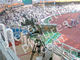 stadium tv camera - powerpoint graphics