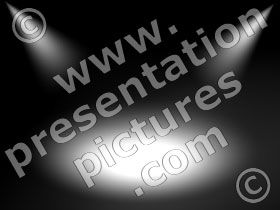 stage spot lights - powerpoint graphics