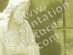 statue of christ - powerpoint graphics