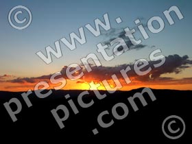 sunset - powerpoint graphics