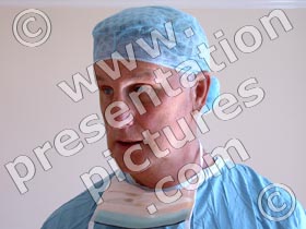 surgeon gown - powerpoint graphics
