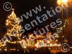 town lights - powerpoint graphics