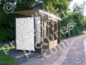 transit shelter - powerpoint graphics